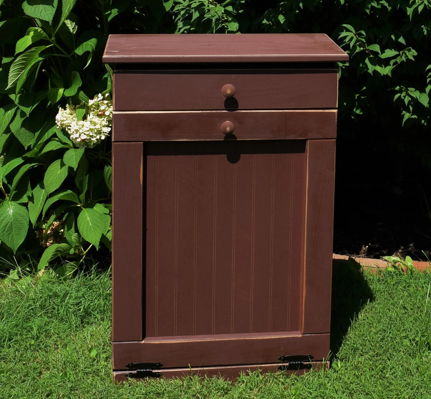 Extra Large Rustic Trash Bin | Standard Door (Multiple Colors) #1