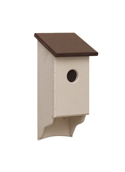 10 Small Poly one hole Bluebird House | Multiple Colors
