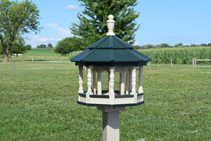 Deluxe Poly Gazebo Spindle Bird Feeder | Multiple Colors