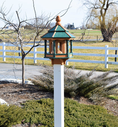 Extra Small Poly Gazebo Spindle Bird Feeder | Multiple Colors