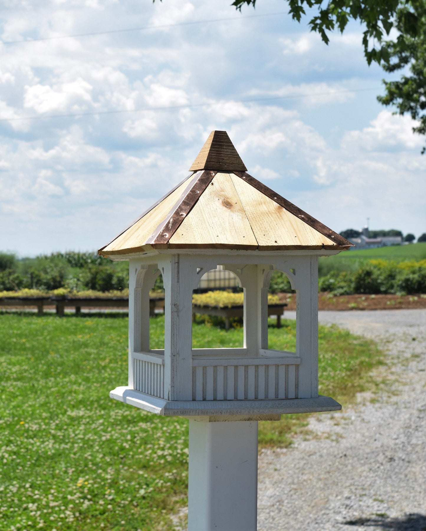 Small Reclaimed Bird Feeder