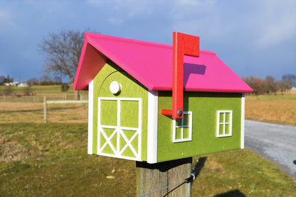 Bright Colored Poly Mailbox | Multiple Colors