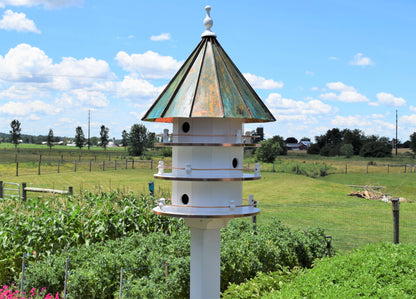 martin birdhouse vinyl and patina roof