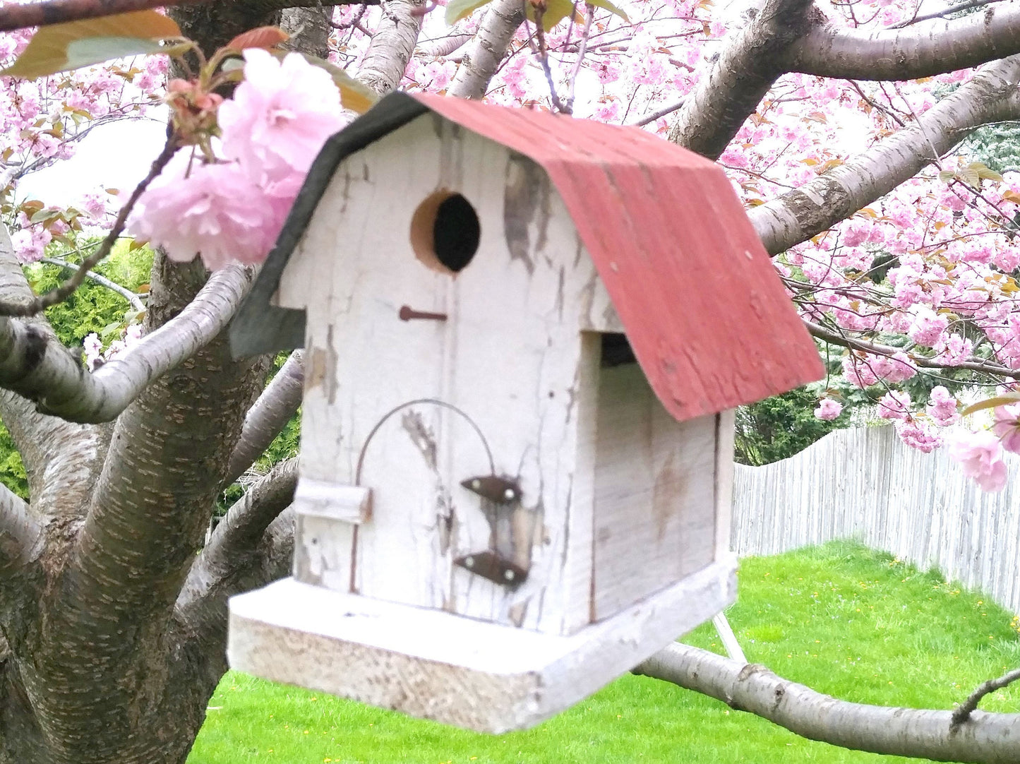 reclaimed barn birdhouse