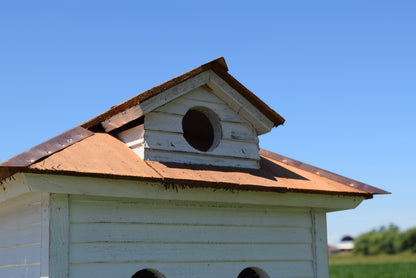 reclaimed martin birdhouse