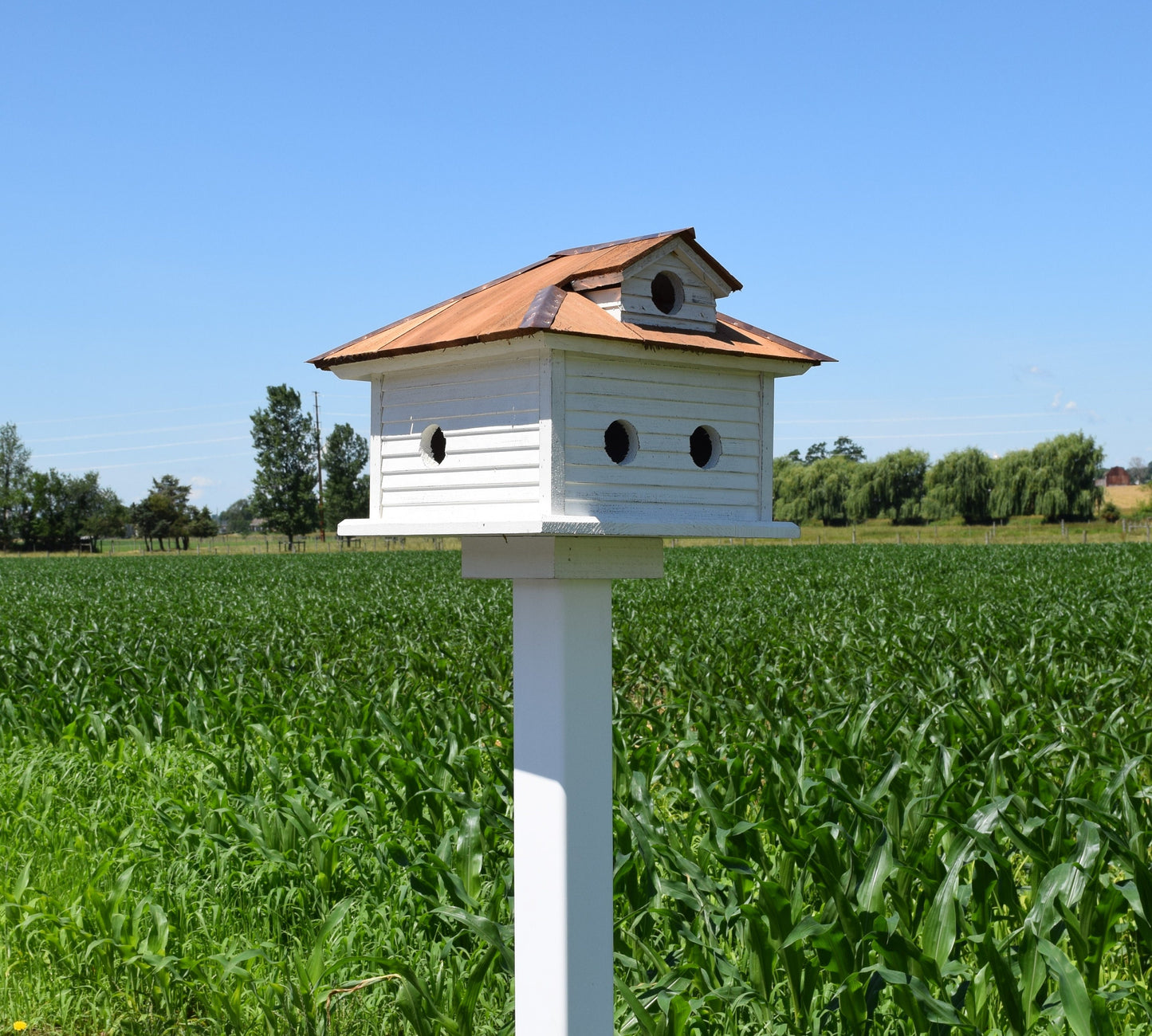 reclaimed martin birdhouse